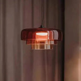 Nordic LED Hanglamp van Glas – Kleurrijke Moderne Plafondlamp