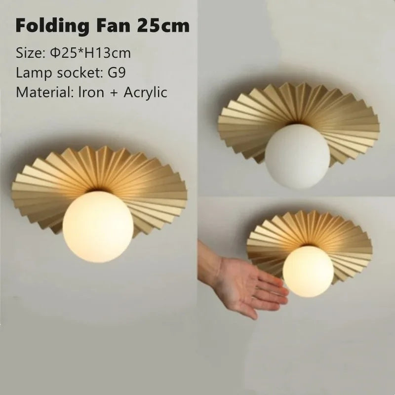 Gouden Plafondlamp – Lotusblad Design LED G9 Ø25/35cm