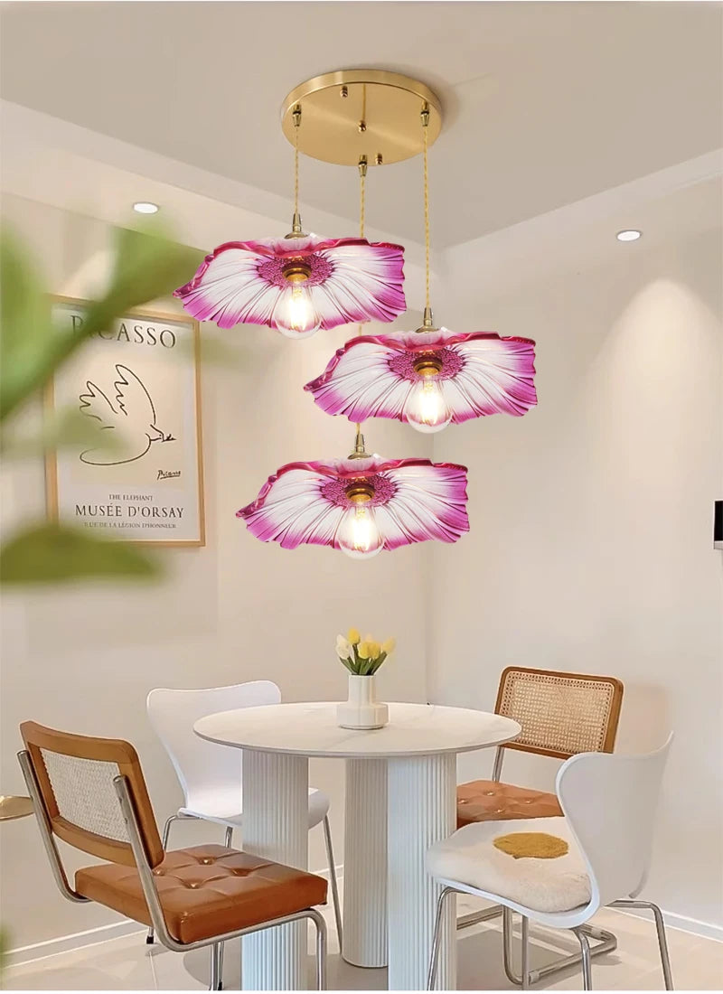 Retro Glazen Hanglamp E27 Voor Woonkamer, Keuken & Eettafel