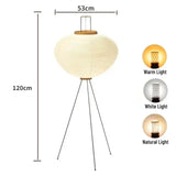 Noguchi Akari Rijstpapier Vloerlamp – Japanse Wabi Sabi Staande Lamp