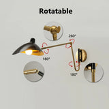 Industriële Wandlamp – Retro Metaal E14 LED Rotatie Sconce