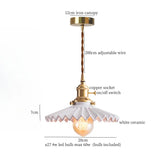 LED Hanglamp Bloem Keramiek – Vintage Voor Woonkamer & Restaurant