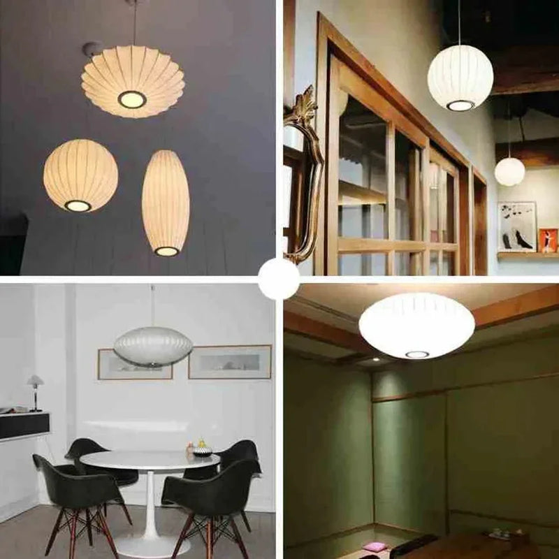 LED Hanglamp Zijde Wit Voor Woonkamer & Hotel