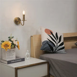 Nordic Wandlamp Kaarsstijl Retro Metaal E14 Slaapkamer Bedlamp