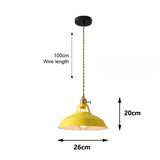Retro Industrieel Hanglamp E27 Kleurig Voor Keuken, Restaurant & Woonkamer
