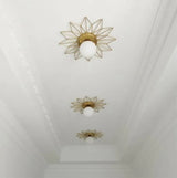 Gouden Plafondlamp – Lotusblad Design LED G9 Ø25/35cm