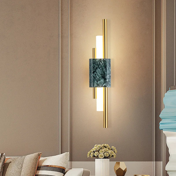 Modern Luxe Marmeren LED Wandlamp