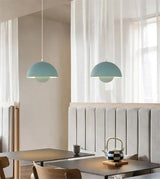 Moderne Nordic Bloemknop Hanglamp – Metaal, LED, E27, Meerdere Kleuren