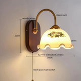 LED Wandlamp Hout & Koper – Vintage Bedlamp voor Woonkamer & Bad