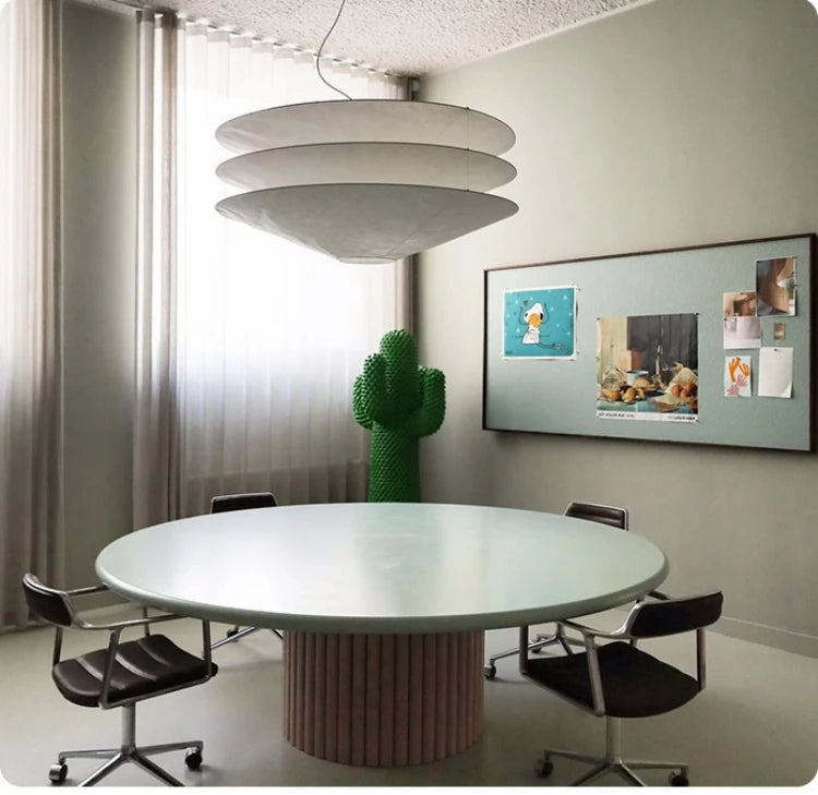 Scandinavische Papieren Hanglamp E27 5-Lichts Voor Woonkamer & Keuken