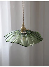 Groene Glazen Hanglamp – Vintage Moderne Plafondlamp E27