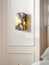 Wabi-Sabi Wandlamp – Bulgari Luxe Steen LED Waterproof Buitenlamp
