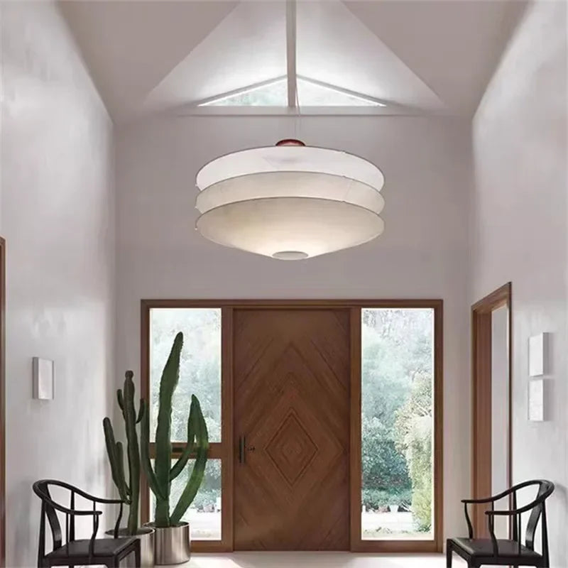 Scandinavische Papieren Hanglamp E27 5-Lichts Voor Woonkamer & Keuken
