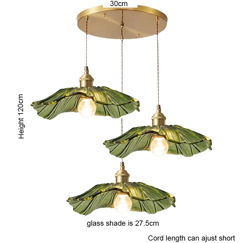 Vintage Bloem Hanglamp Glas E27 Voor Woonkamer, Slaapkamer & Bedside