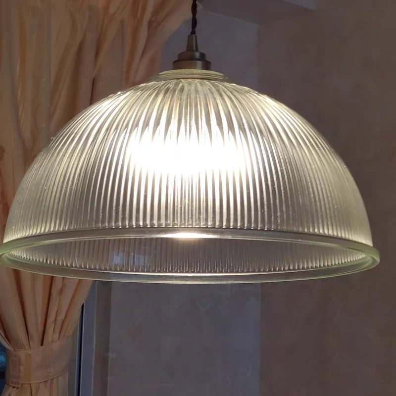 AuroraLuxe LED Hanglamp – Koper & Glas Design voor Moderne Interieurs