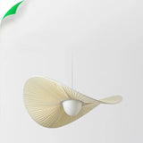 Nordic Beige Stoffen LED Hanglamp – Moderne Dimbare Plafondlamp