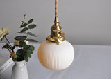 Japanse Keramische Hanglamp – Scandinavische Witte Plafondlamp E27