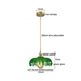 AuroraLuxe LED Hanglamp – Koper & Glas Design voor Moderne Interieurs