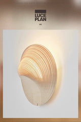Japanse Wabi-Sabi Wandlamp – Houten Designer Slaapkamerlamp