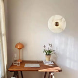 Ronde Marmeren Wandlamp – Nordic Minimalistisch LED Bedlamp