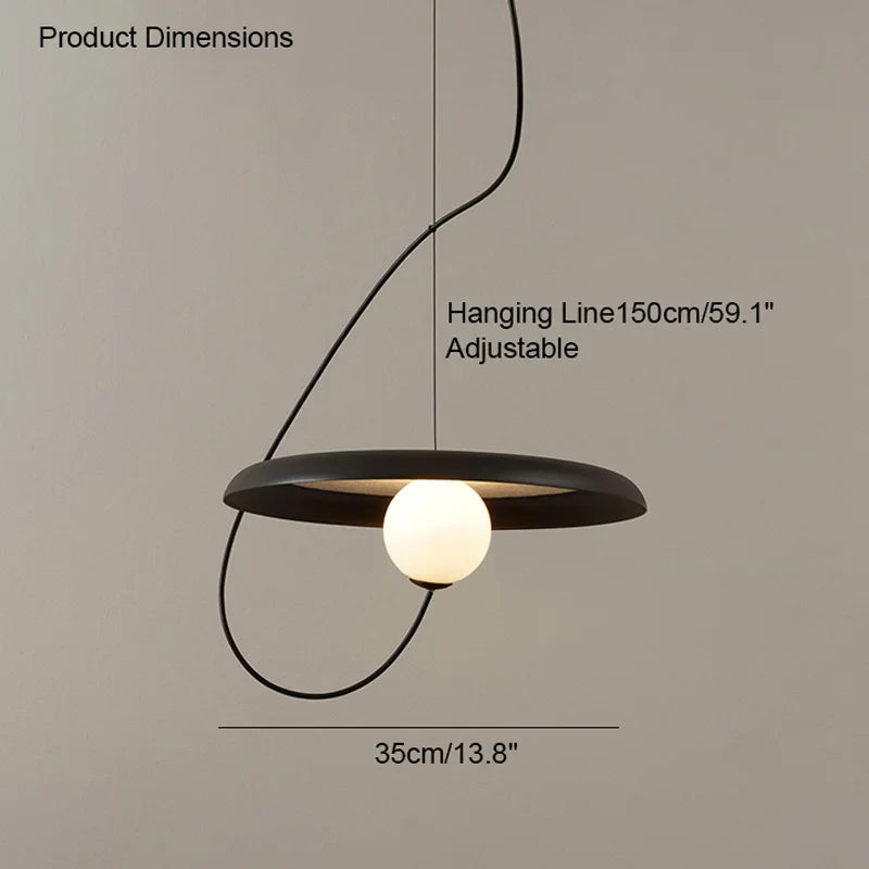 Moderne Magnetische Hanglamp G9 Wit Voor Eetkamer, Keuken & Slaapkamer
