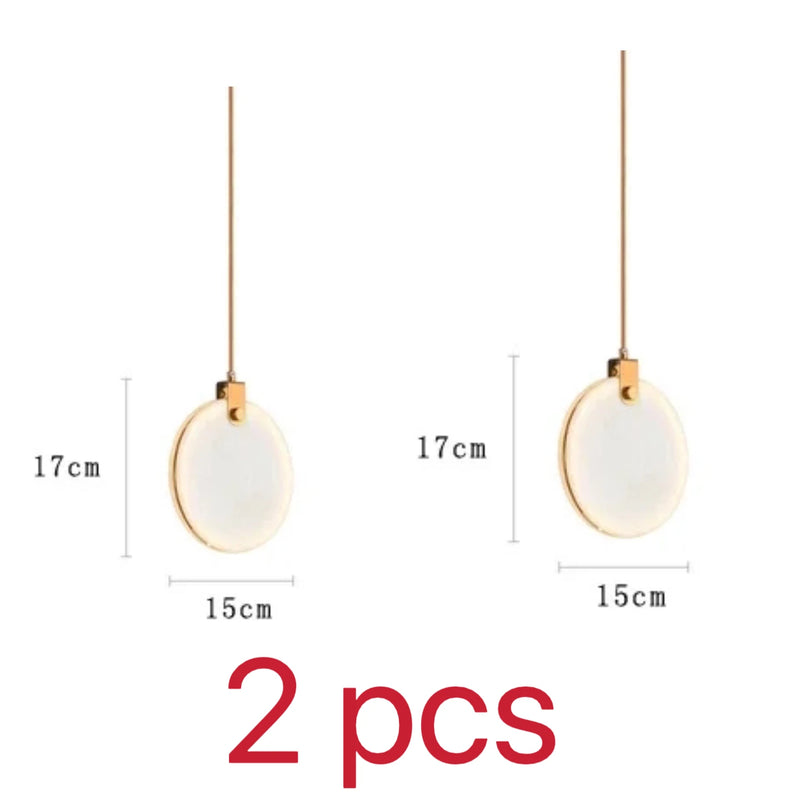 Moderne Marmeren LED Hanglamp – Luxe Slaapkamer & Woonkamer Lamp