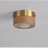 Houten Plafondlamp Walnoot/Essen – LED Spot Ø3-5m² Modern