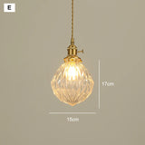 Moderne Franse Retro Hanglamp – Gouden Glazen LED Plafondlamp Eetkamer
