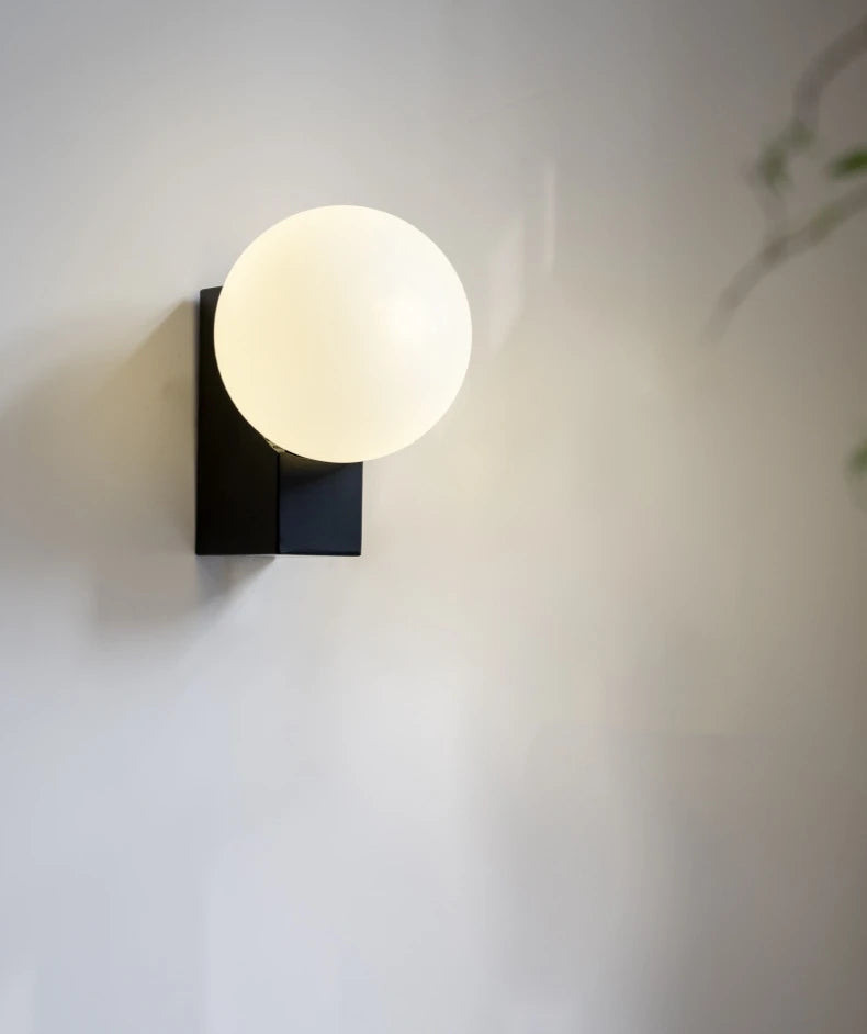 Deense Wandlamp G9 Glasbol Modern Voor Slaapkamer & Foyer