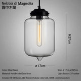 Caren Nordic Hanglamp – Handgemaakt Glas LED Filament Pendant Light