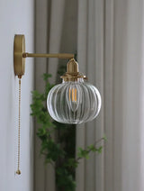 Pull Chain Wandlamp E14 LED Goud Nordic Modern Voor Slaapkamer & Bad