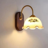 LED Wandlamp Hout & Koper – Vintage Bedlamp voor Woonkamer & Bad