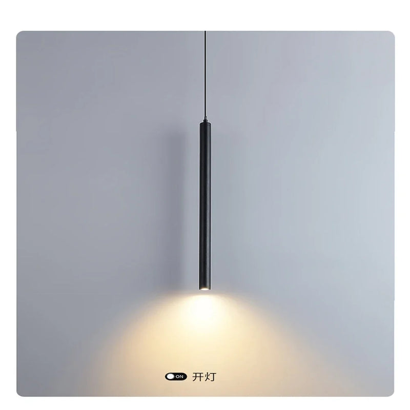 Moderne Nordic LED dubbele hanglamp – cilindervormig design voor eetkamer
