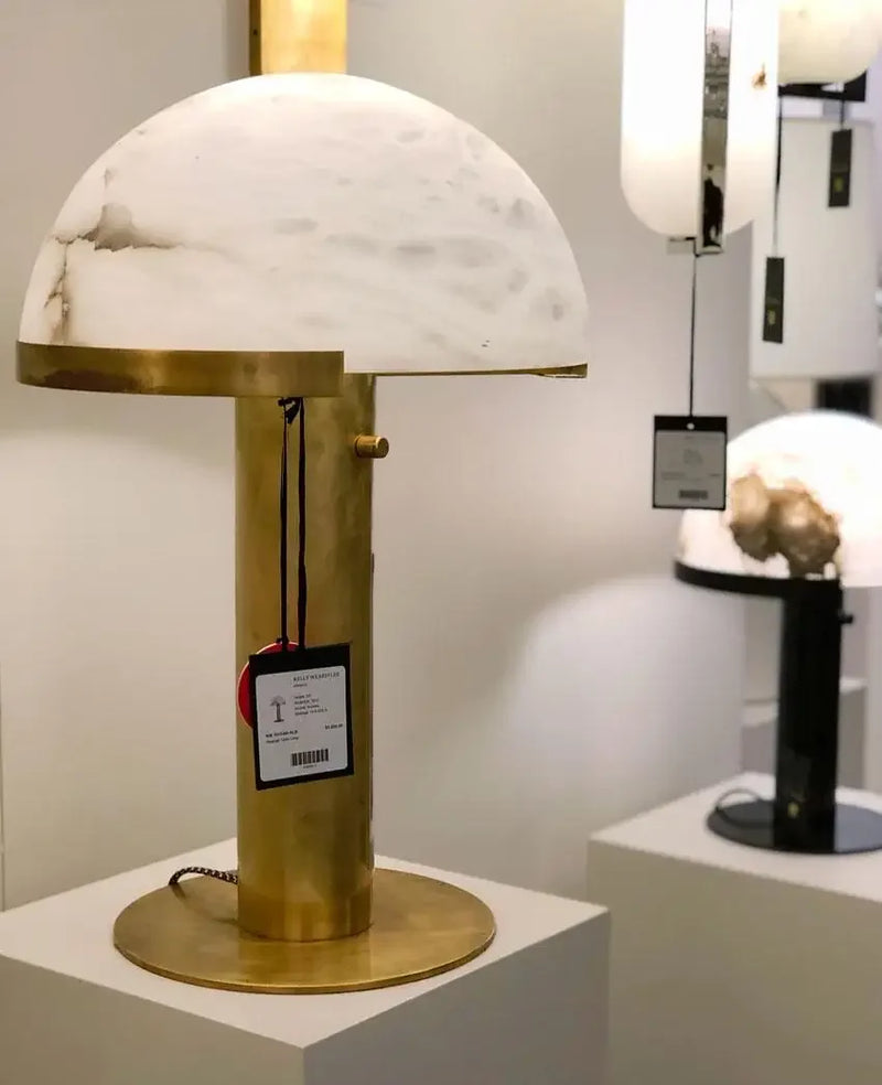 Luxe Postmoderne Spaanse Marmer Tafellamp G9 Voor Slaapkamer & Woonkamer