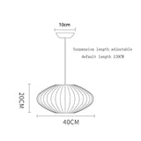 LED Hanglamp Zijde Wit Voor Woonkamer & Hotel