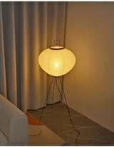 Noguchi Akari Rijstpapier Vloerlamp – Japanse Wabi Sabi Staande Lamp