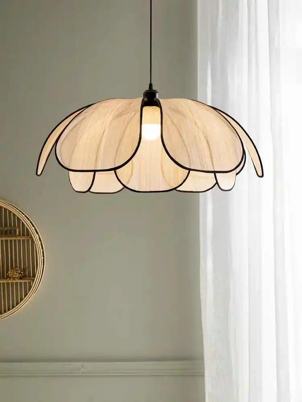 Vintage Lotus Hanglamp Handgeweven E27 Voor Woonkamer & Slaapkamer