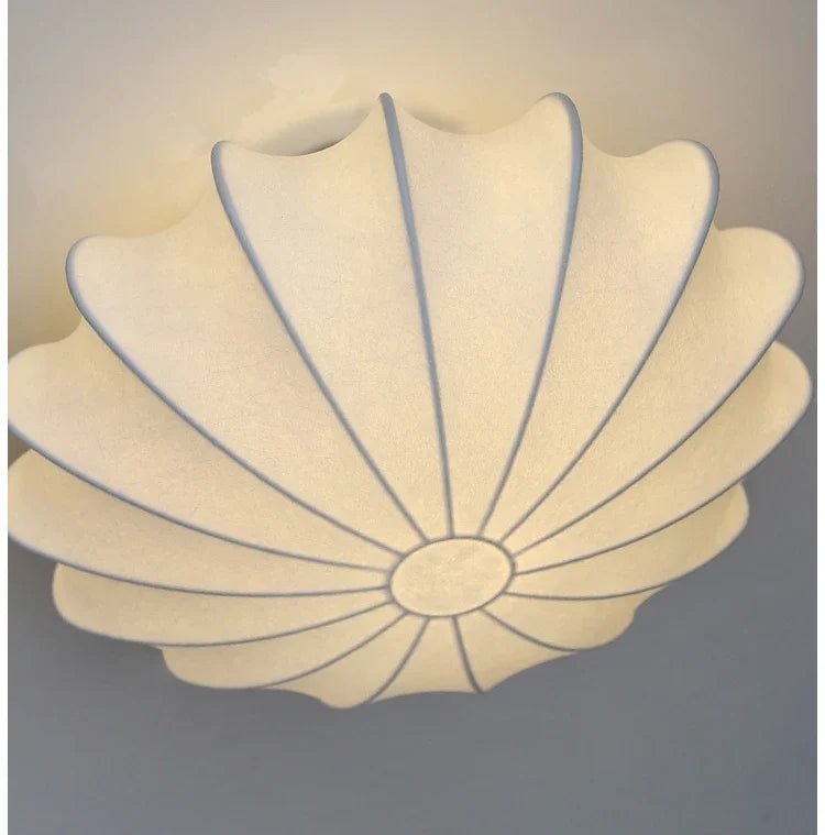 Zijden Plafondlamp – Moderne Opbouwlamp Ø40–80cm E27 LED