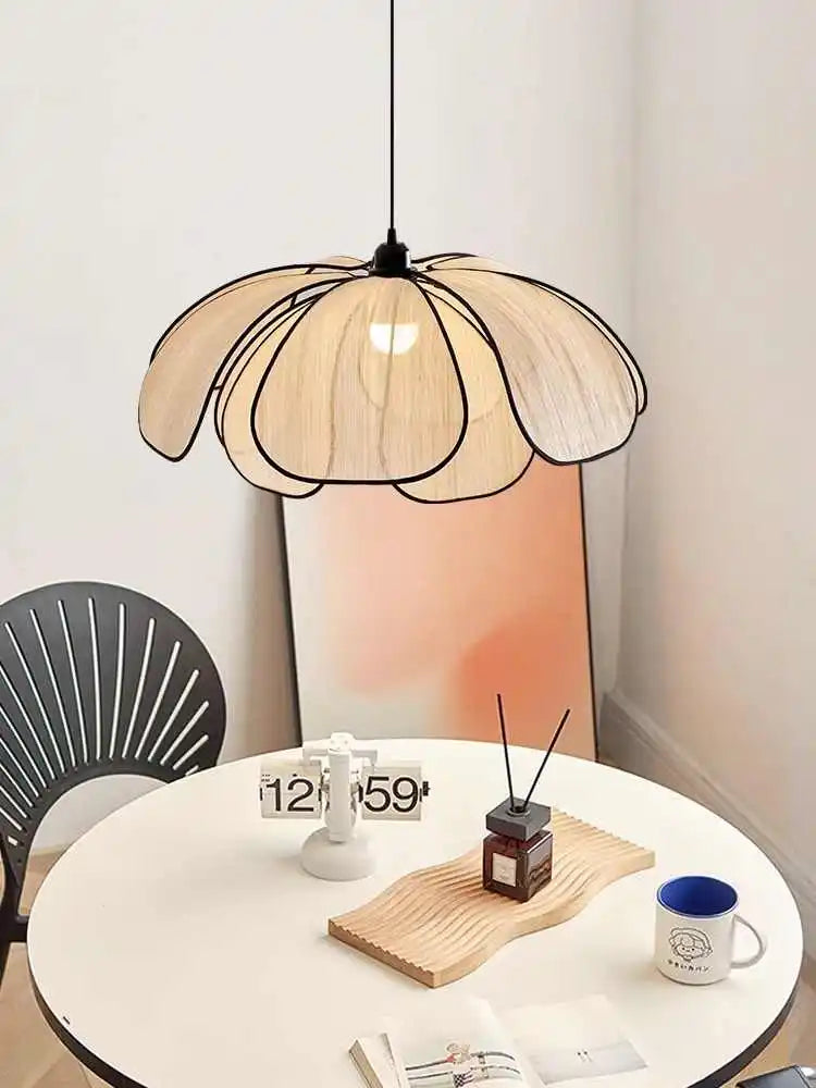Vintage Lotus Hanglamp Handgeweven E27 Voor Woonkamer & Slaapkamer