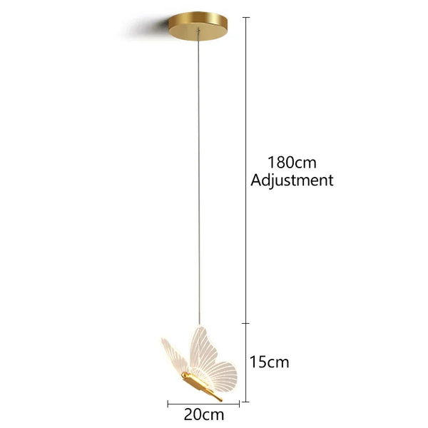 AuréaButterfly Moderne LED Vlinder Hanglamp