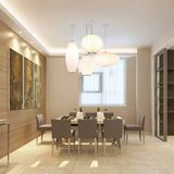 LED Hanglamp Zijde Wit Voor Woonkamer & Hotel