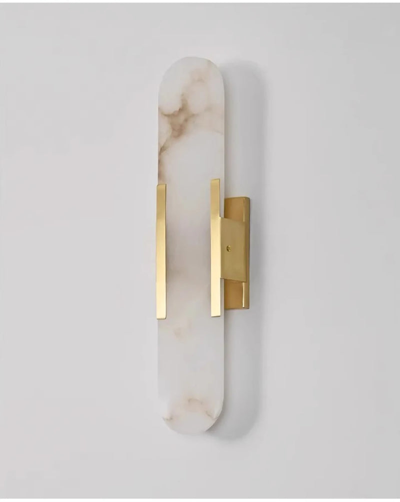 Marmeren Wandlamp – Moderne LED Sconce Zwart/Goud G4 Fitting