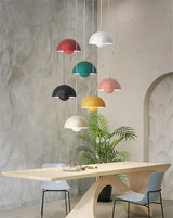 Moderne Nordic Bloemknop Hanglamp – Metaal, LED, E27, Meerdere Kleuren