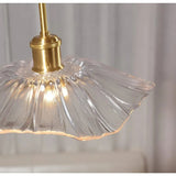 Moderne Plafondlamp Glas Bloem Goud E27 Voor Slaapkamer, Keuken & Hal