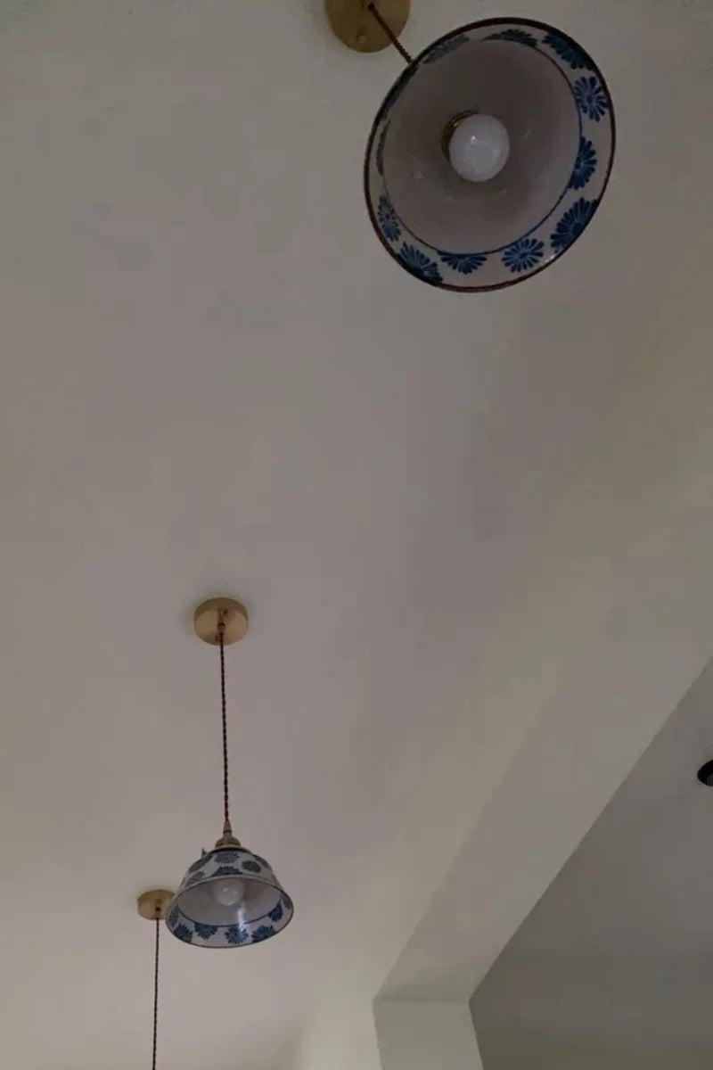 LED Hanglamp Bloem Keramiek – Vintage Voor Woonkamer & Restaurant