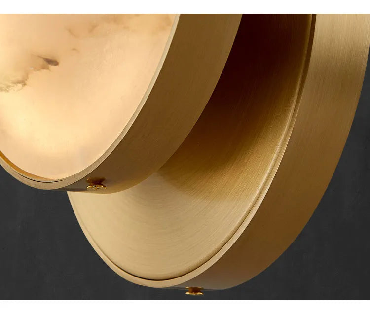 Round Marble Wall Lamp