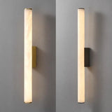 Luxe Marmeren Wandlamp – Minimalistisch Messing LED