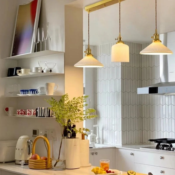 Hanglamp LED Keramiek Wit 4W Nordic Voor Keuken, Woonkamer & Café