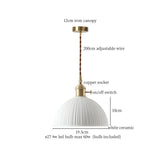 Hanglamp LED Keramiek Wit 4W Nordic Voor Keuken, Woonkamer & Café