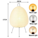 Noguchi Akari Rijstpapier Vloerlamp – Japanse Wabi Sabi Staande Lamp